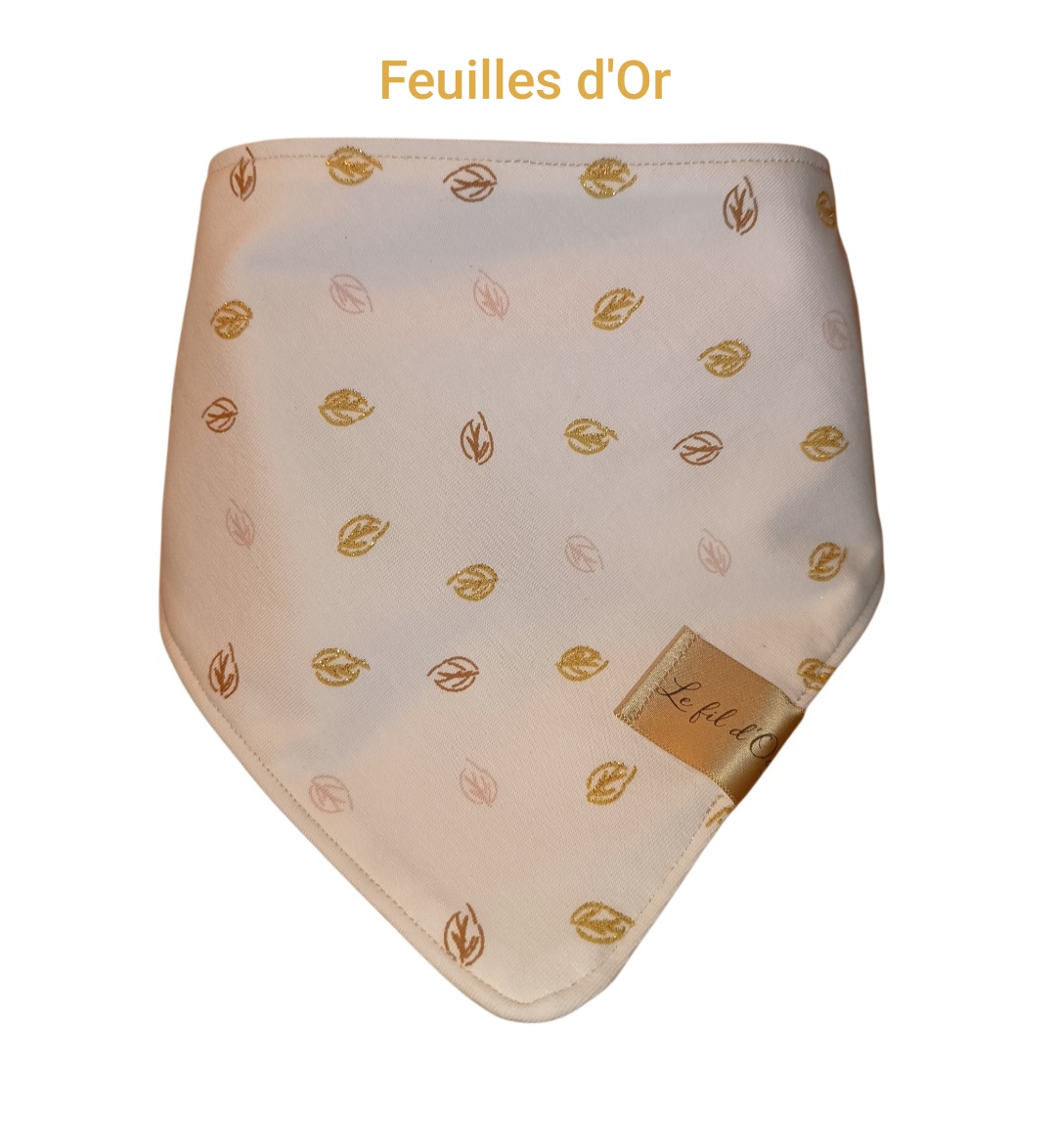 Bavoir à bavouille bébé - Coton imprimé & doublure imperméable en PUL