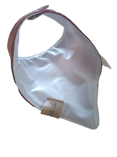 Bavoir à bavouille bébé fait main - tissu & PUL imperméable