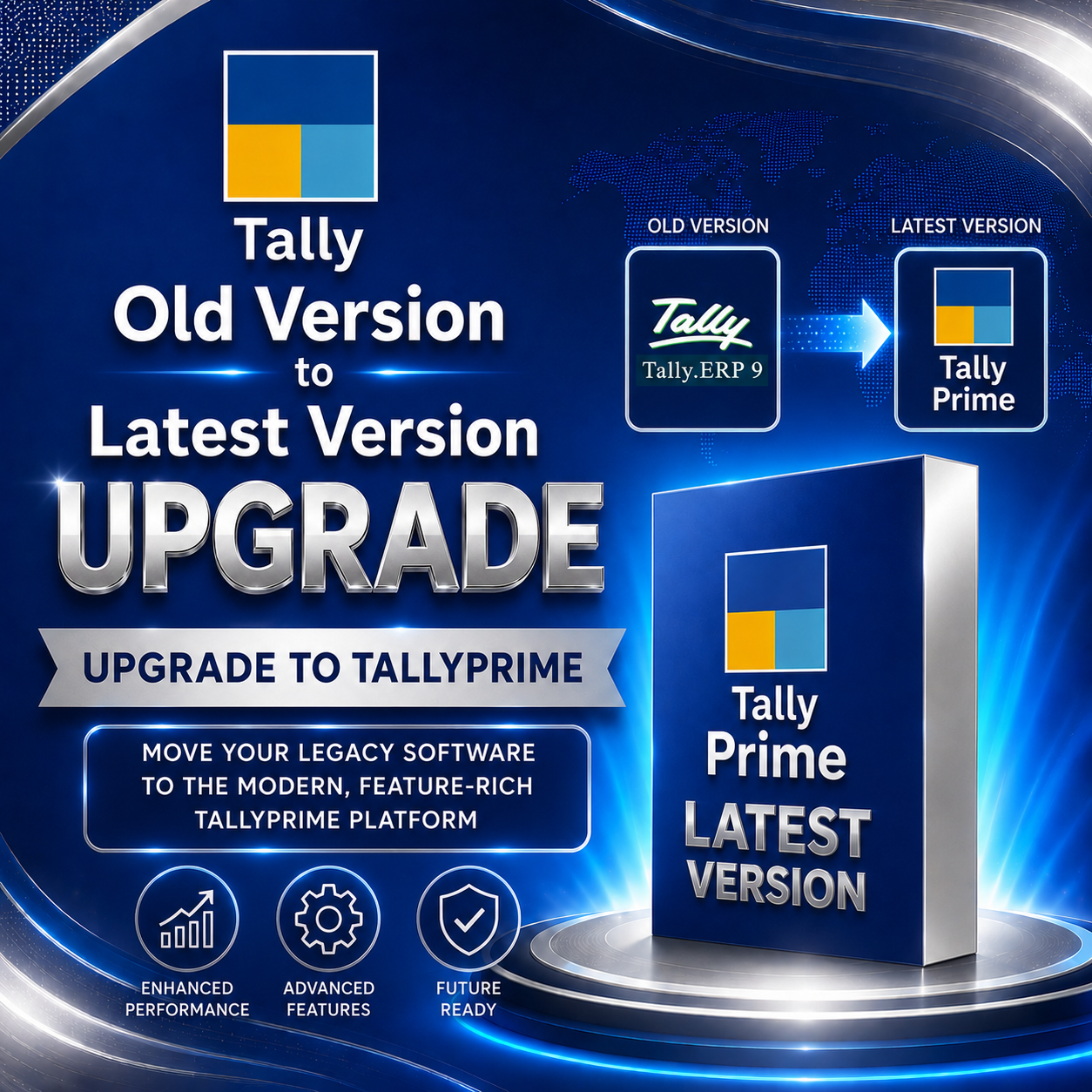 Tally Old Version to Latest Version Upgrade
