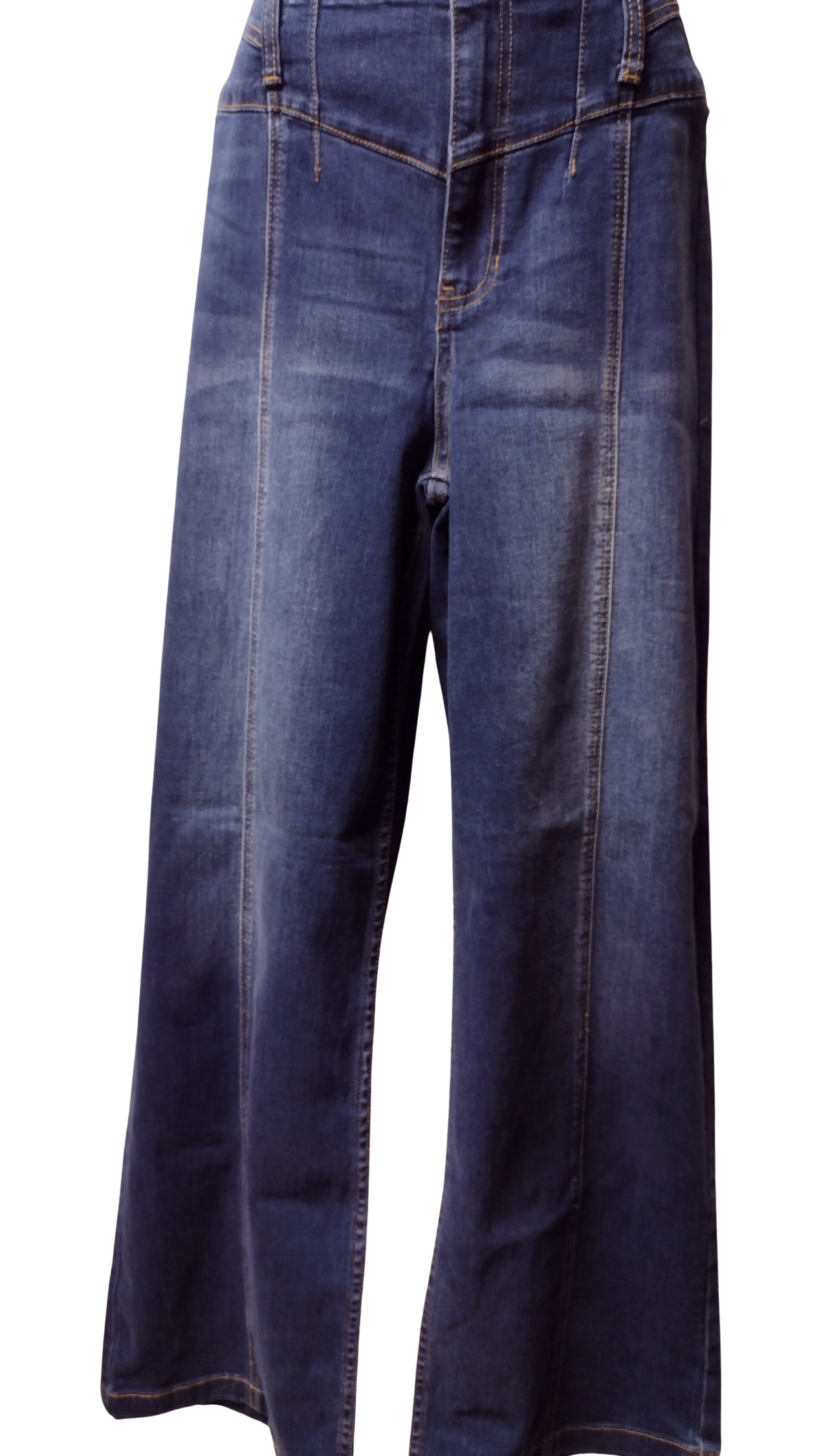 High-Waisted Wide Leg Jeans