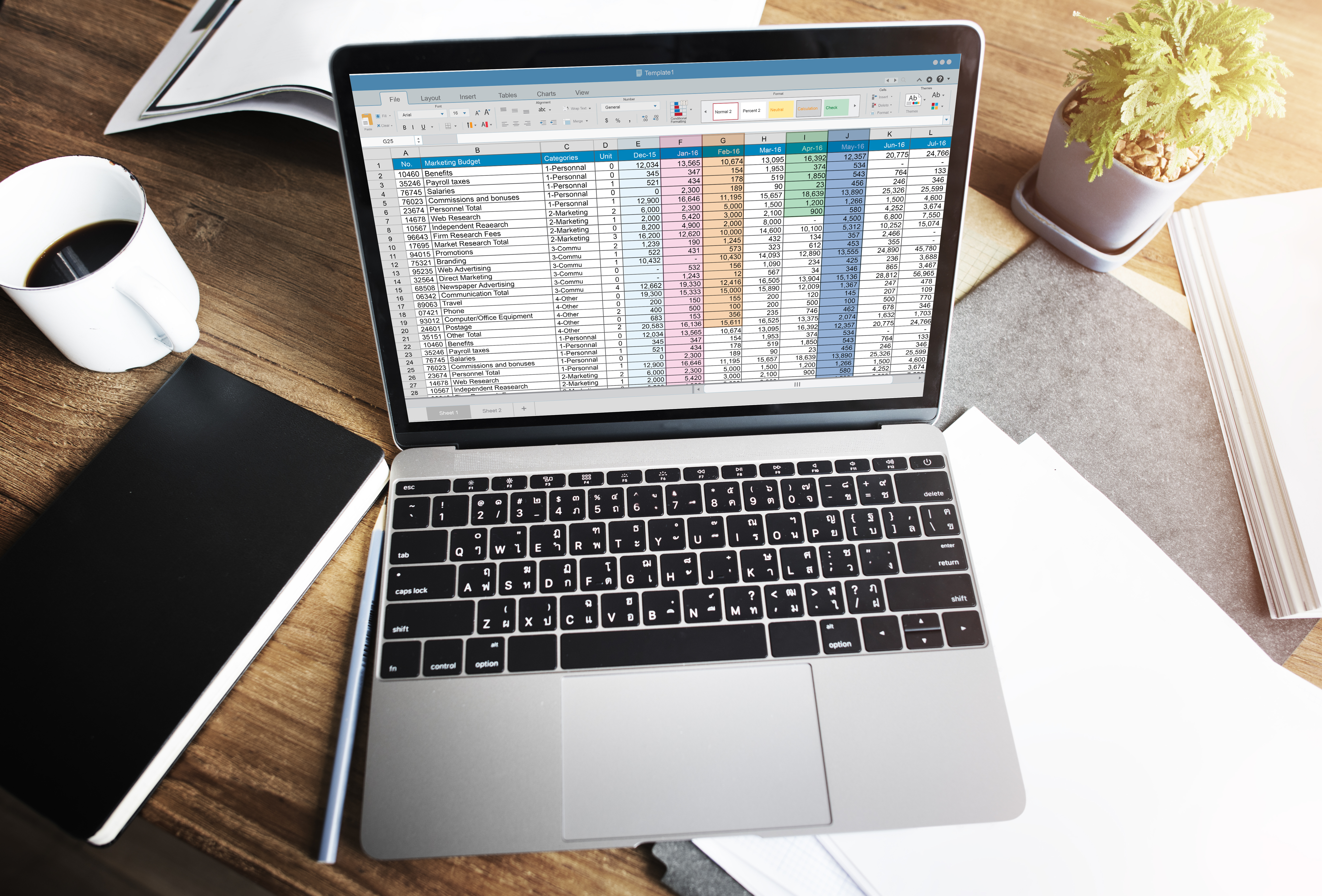 Google Sheets Lit Review Matrix