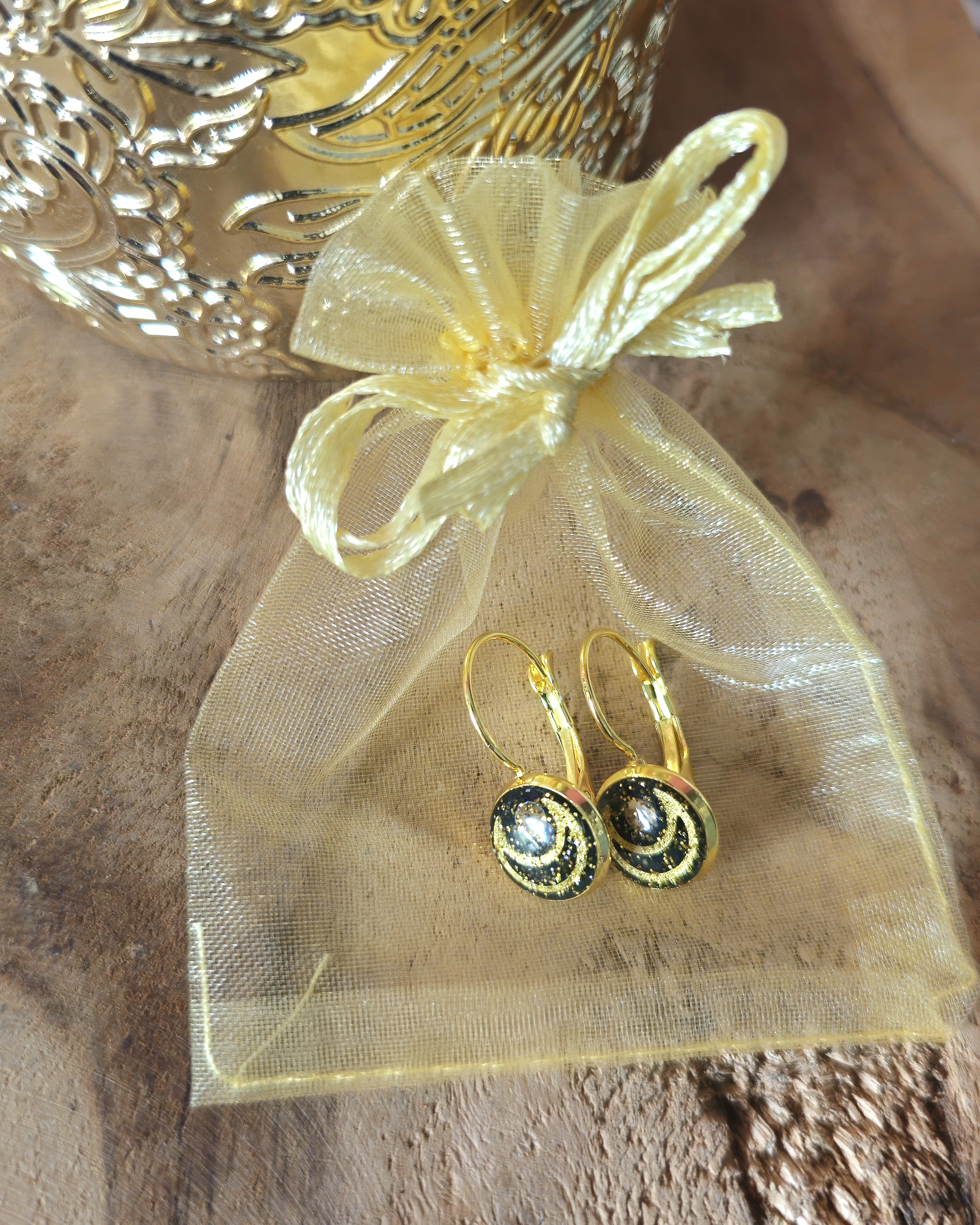 Boucles noires "Demi-lune"