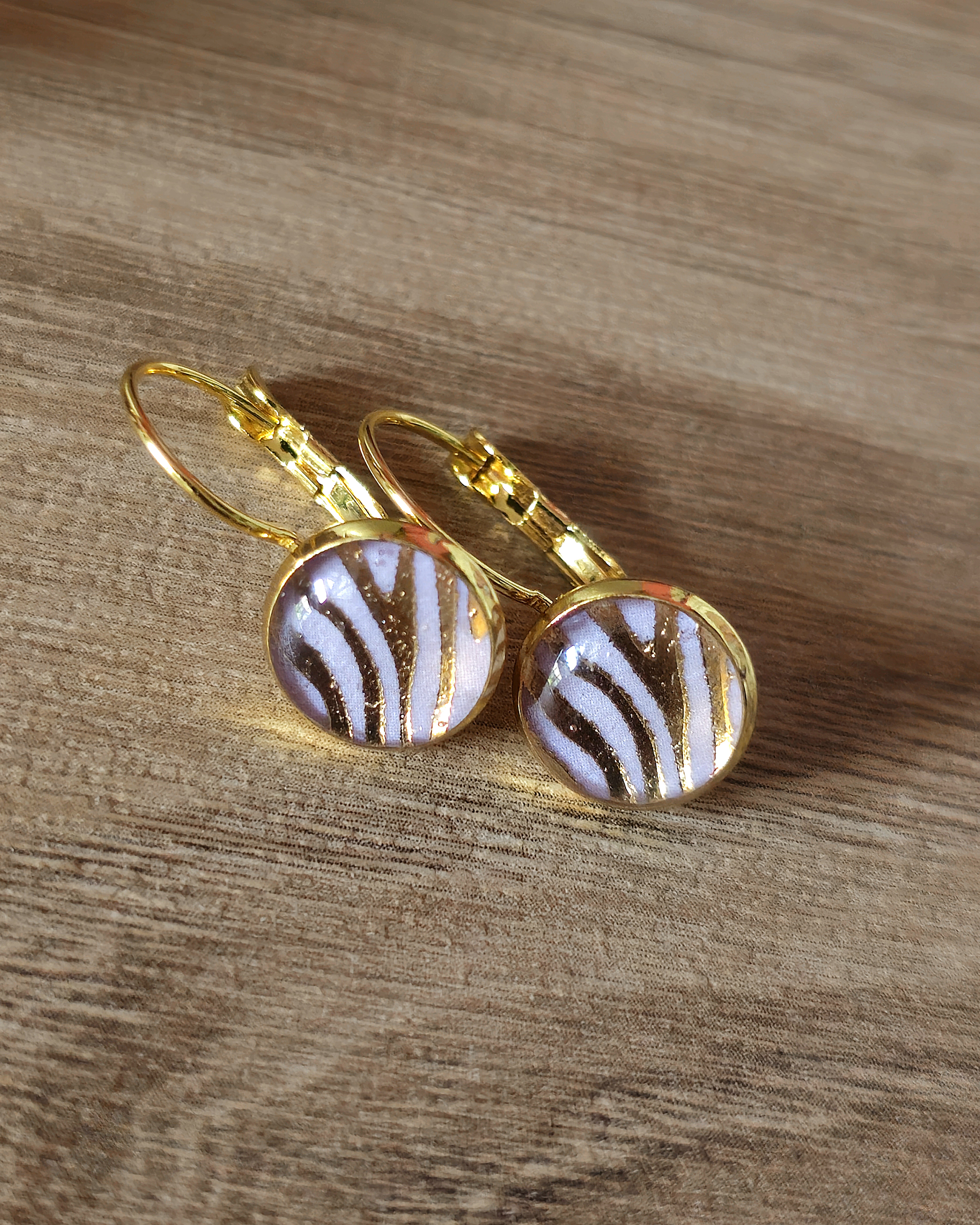 Boucles "Zébrures"