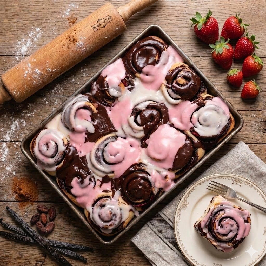 Neapolitan Cinnamon Rolls