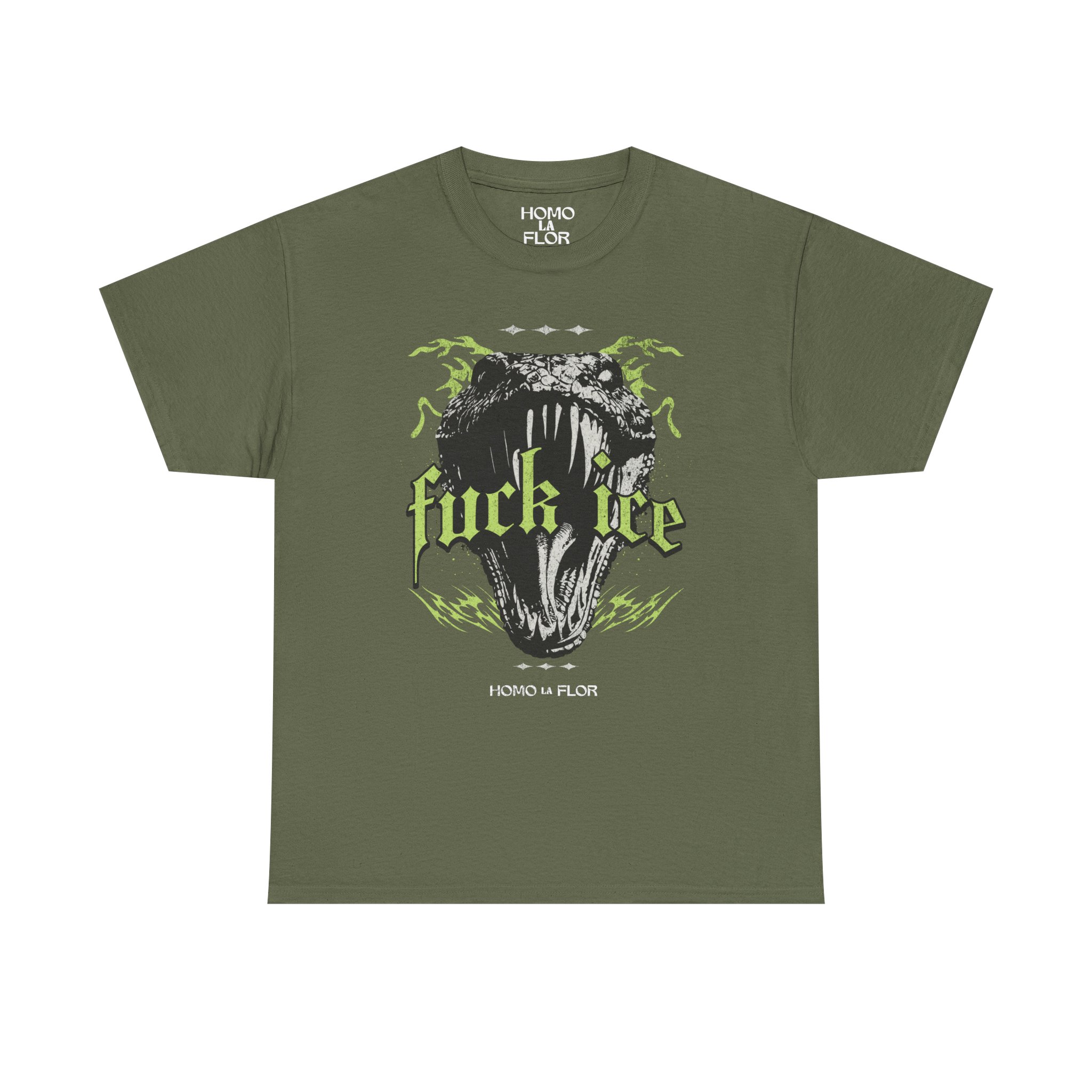 'Fuck Ice' Snake T-Shirt