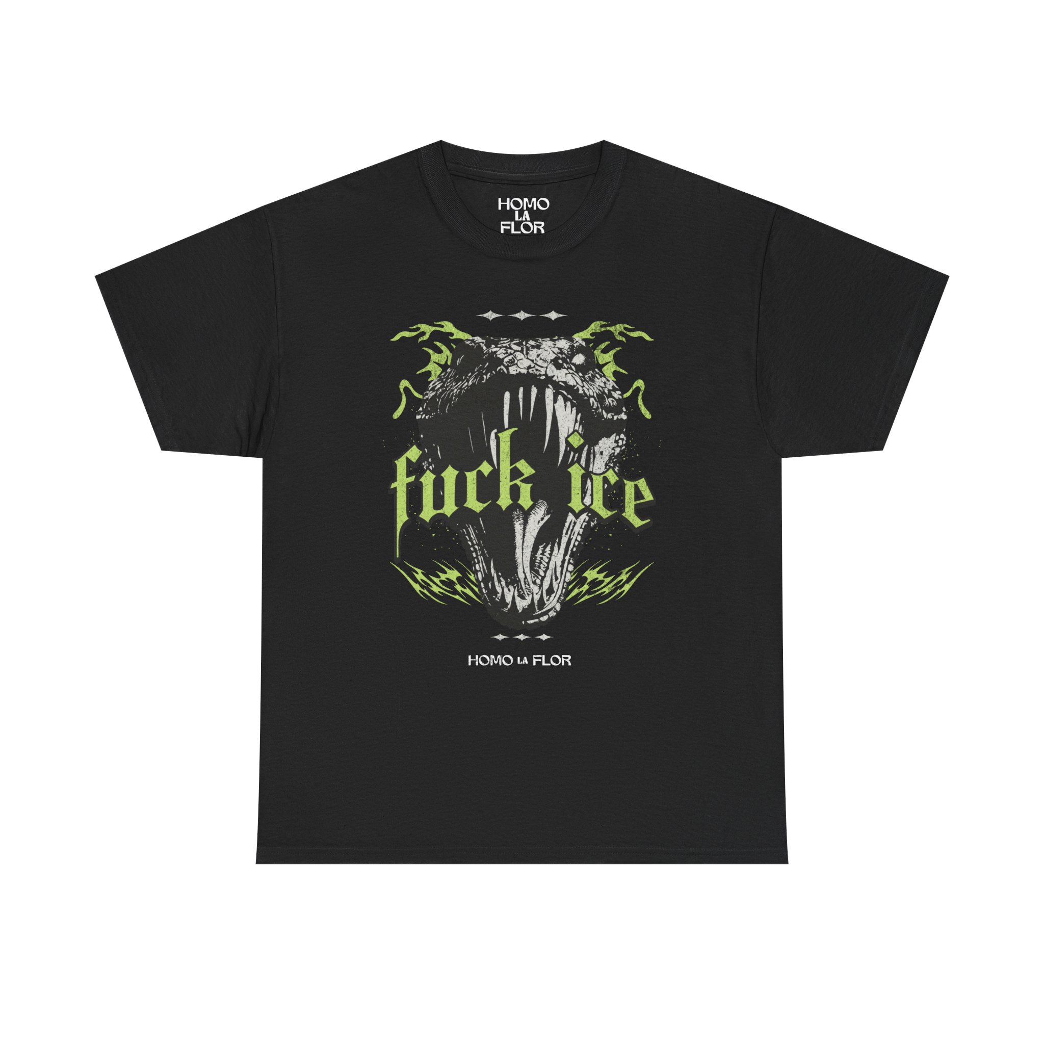 'Fuck Ice' Snake T-Shirt