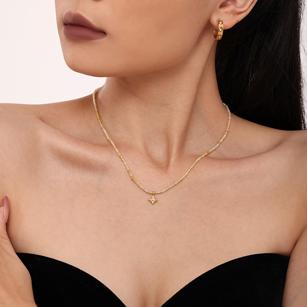 Gold Plated Star Pendant Necklace