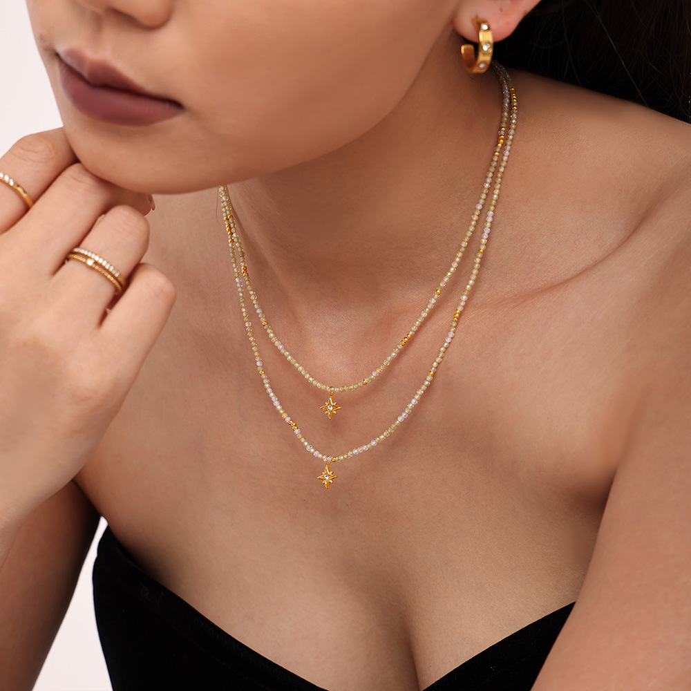Gold Plated Star Pendant Necklace