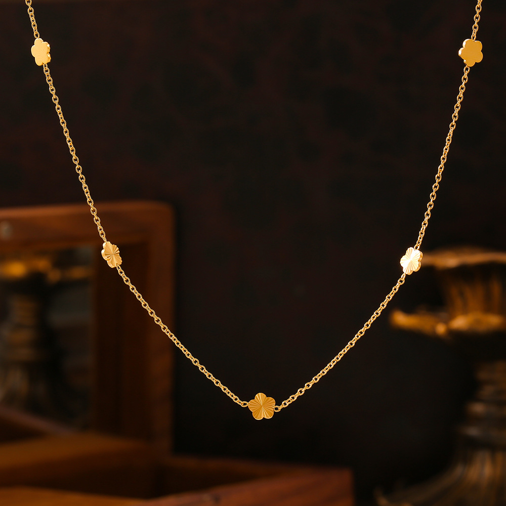Elegant Gold-Plated Necklace