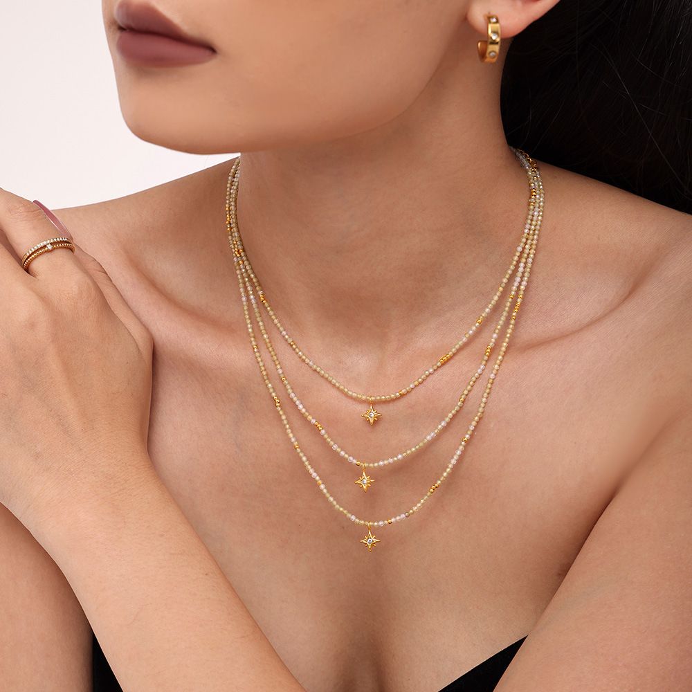 Gold Plated Star Pendant Necklace