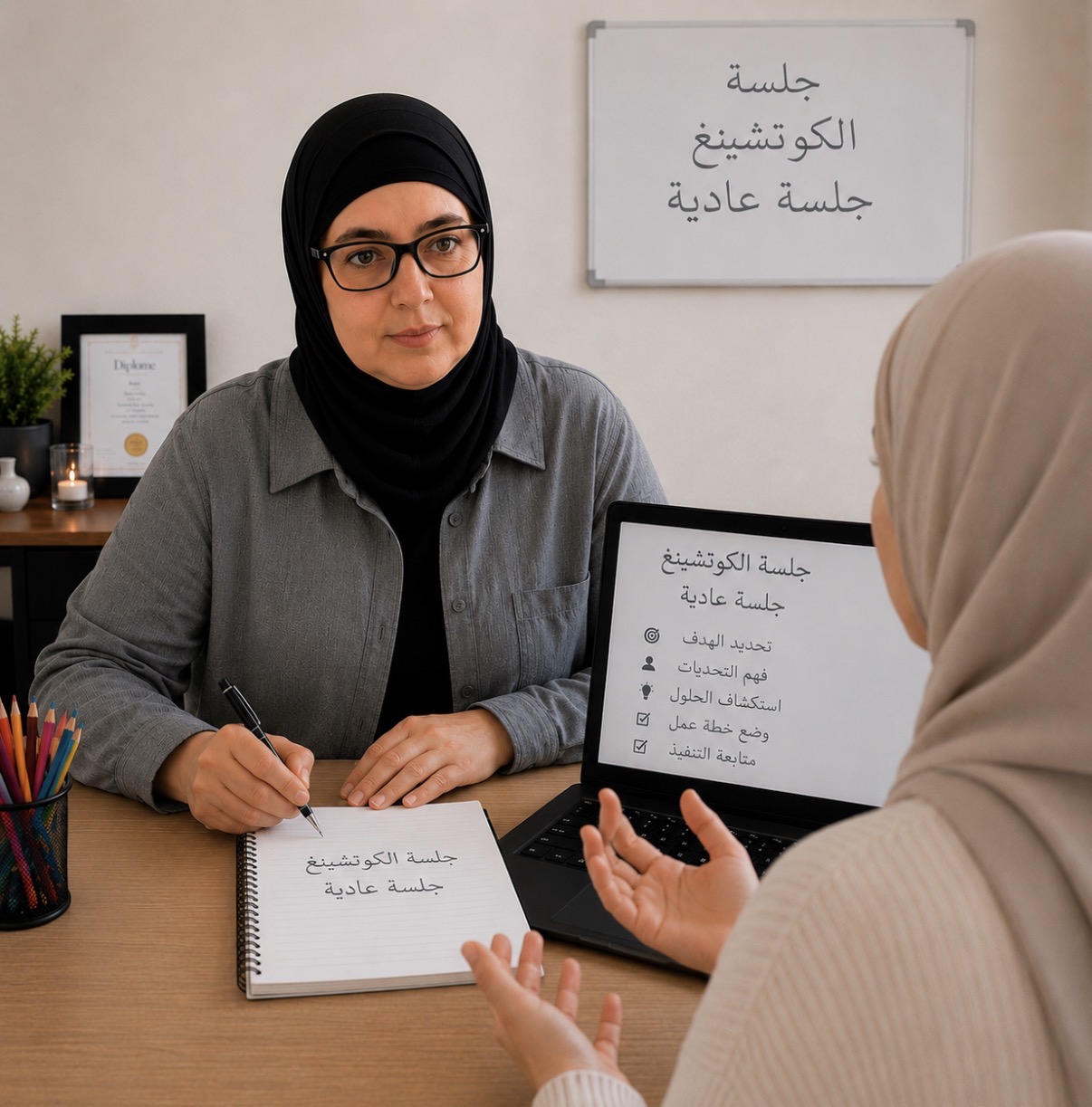 جلسة الكوتشينغ العادية