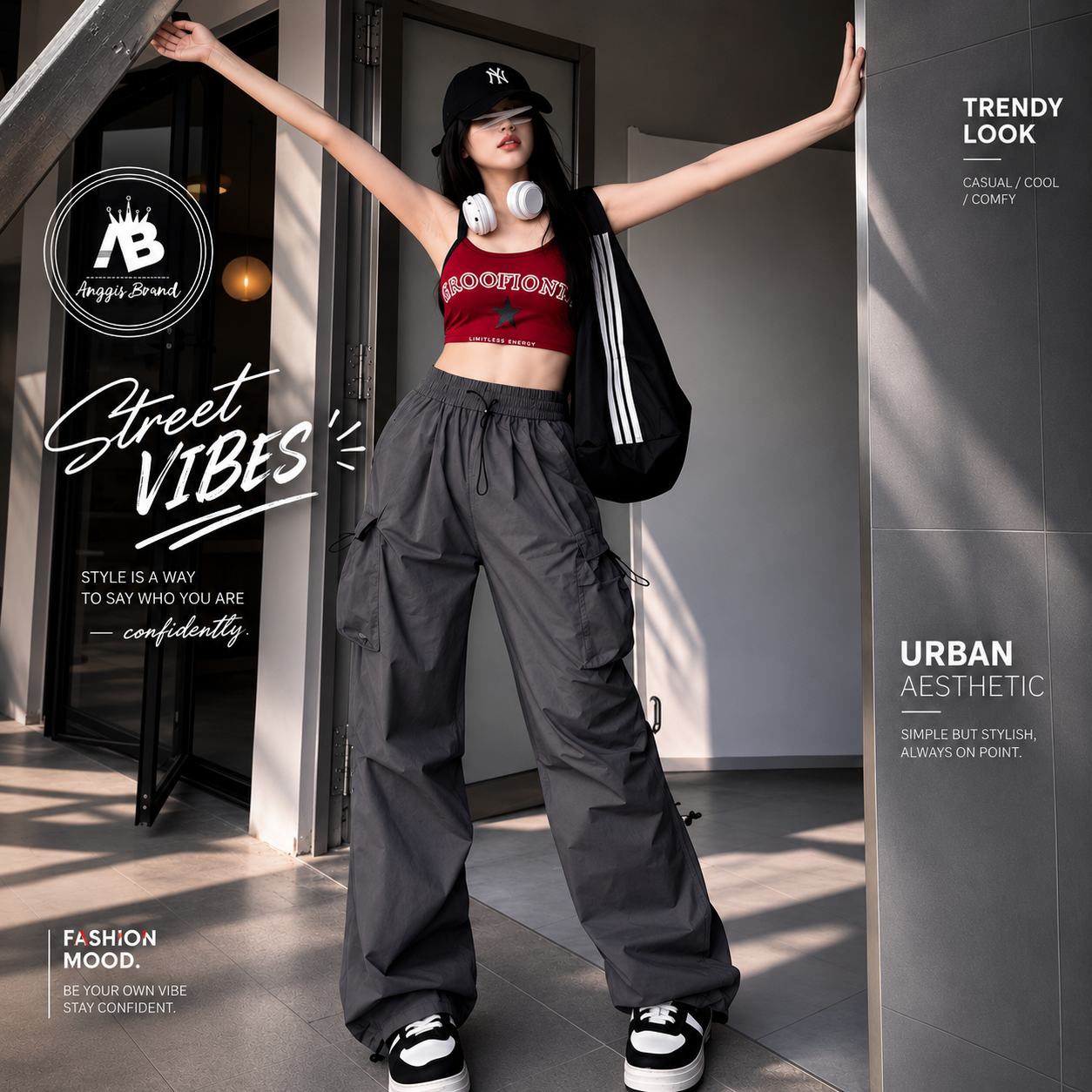 Celana Cargo Pants Unisex