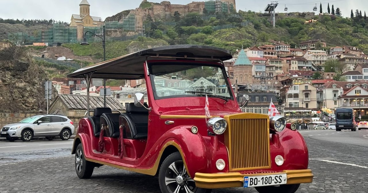 Ride Around Tbilisi in a Retro Car 1 Hour