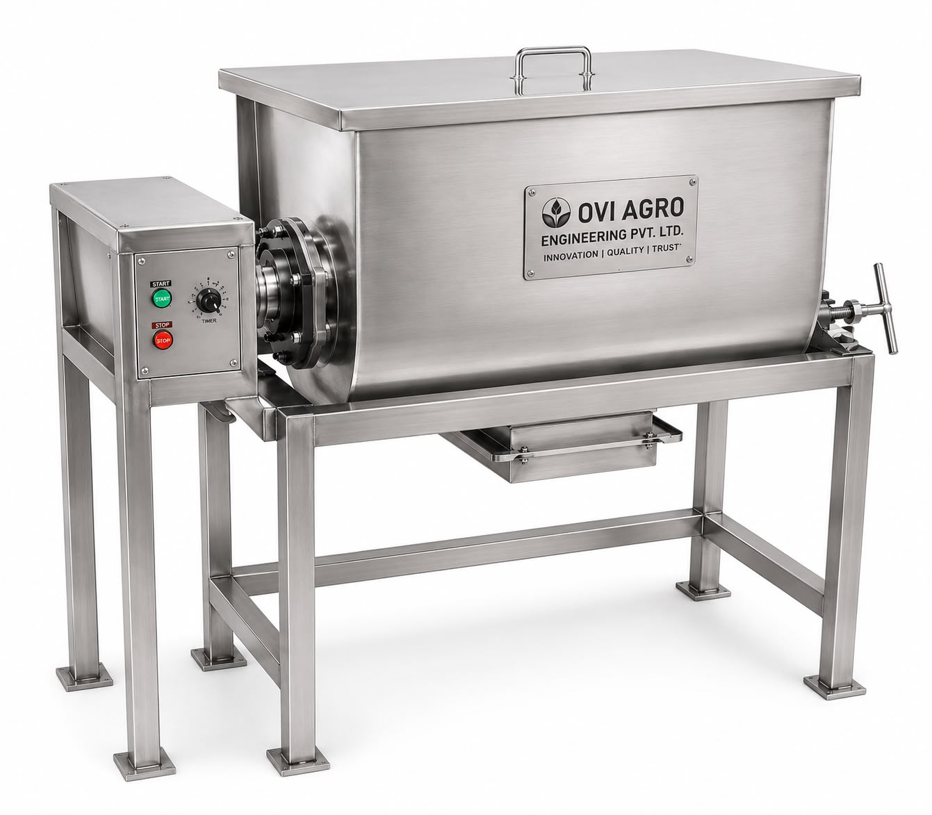Industrial SS Ribbon Blender Mixer