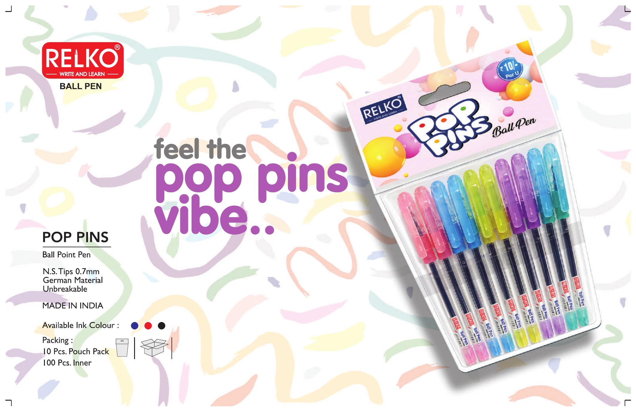 RELKO Pop Pins Ball Pen