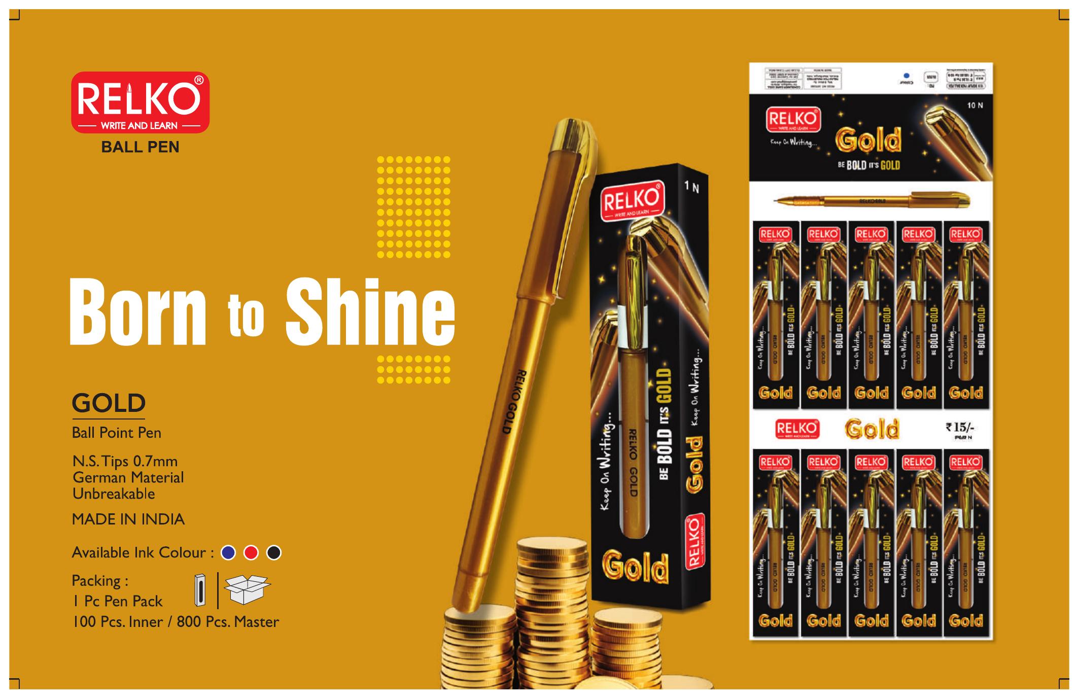 Relko Gold Ball Pen