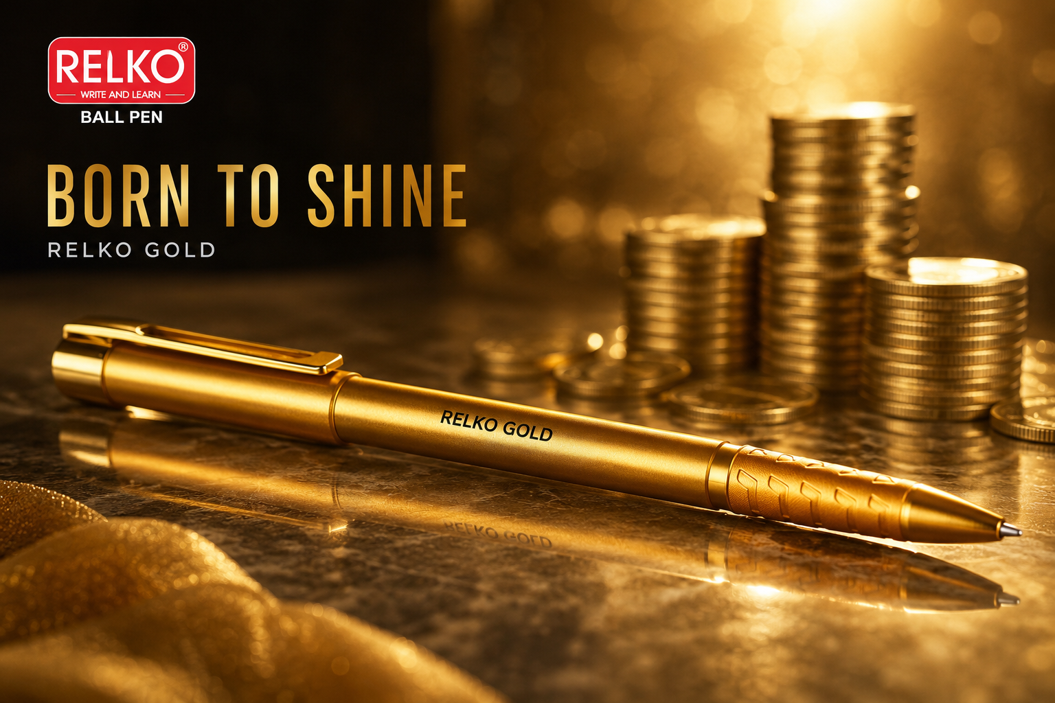 Relko Gold Ball Pen