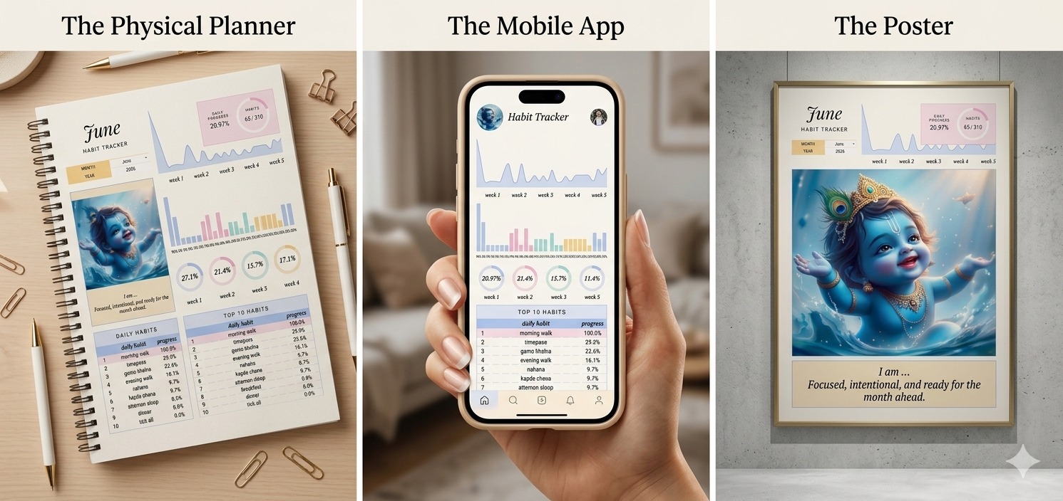 Digital Habit Tracker Bundle