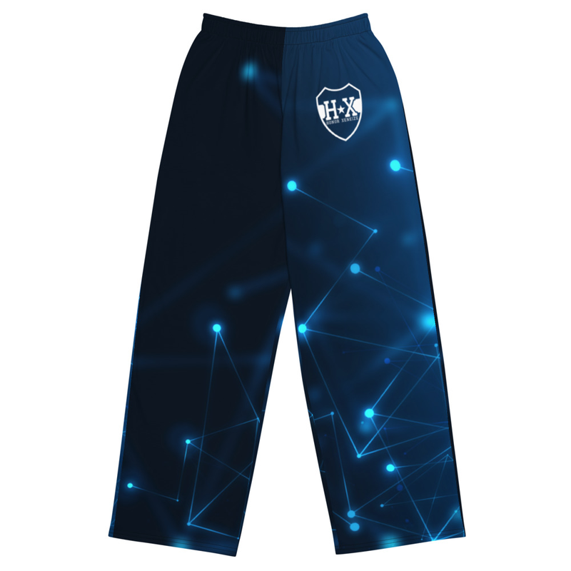 All-over print unisex wide-leg pants HX