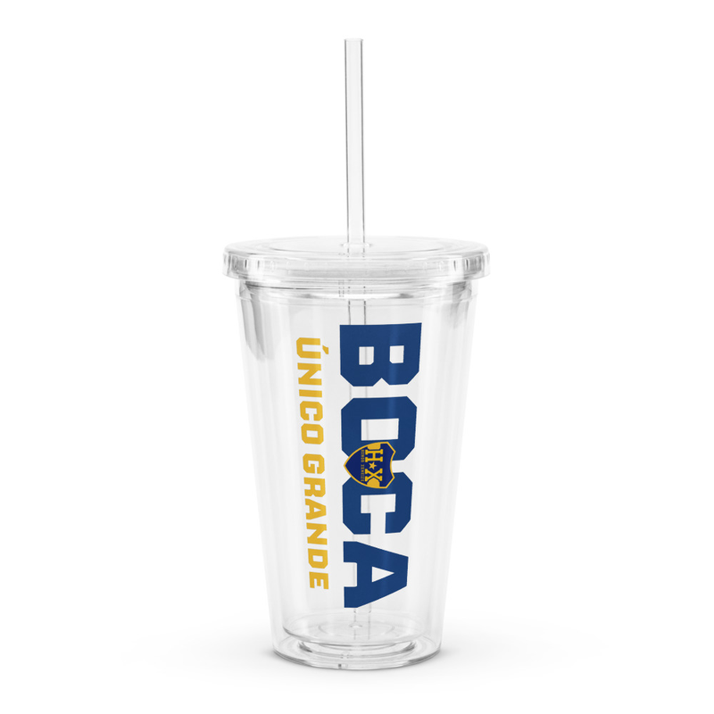 Vaso de plástico transparente BOCA