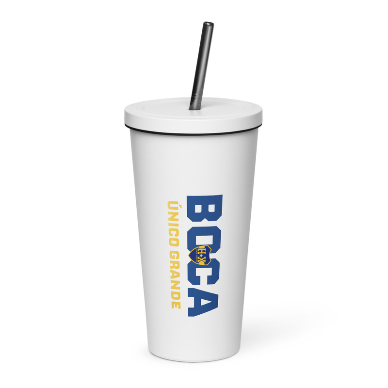 Vaso térmico con pajita de BOCA