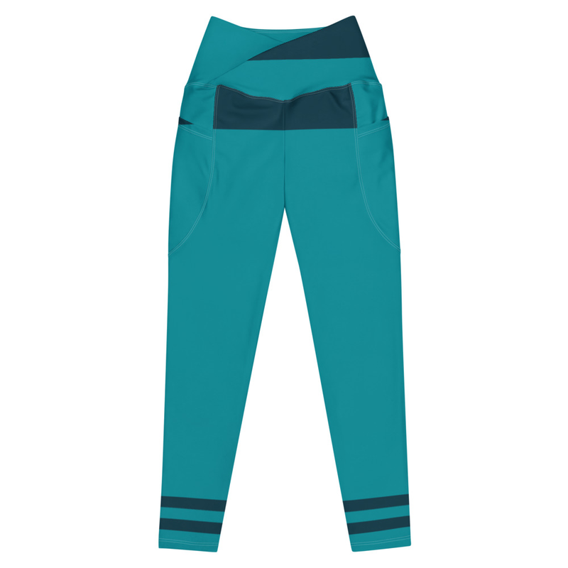 Crossover leggings with pockets 2