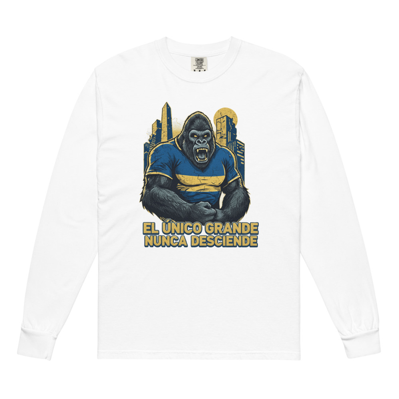 Garment-dyed heavyweight long-sleeve shirt King HX