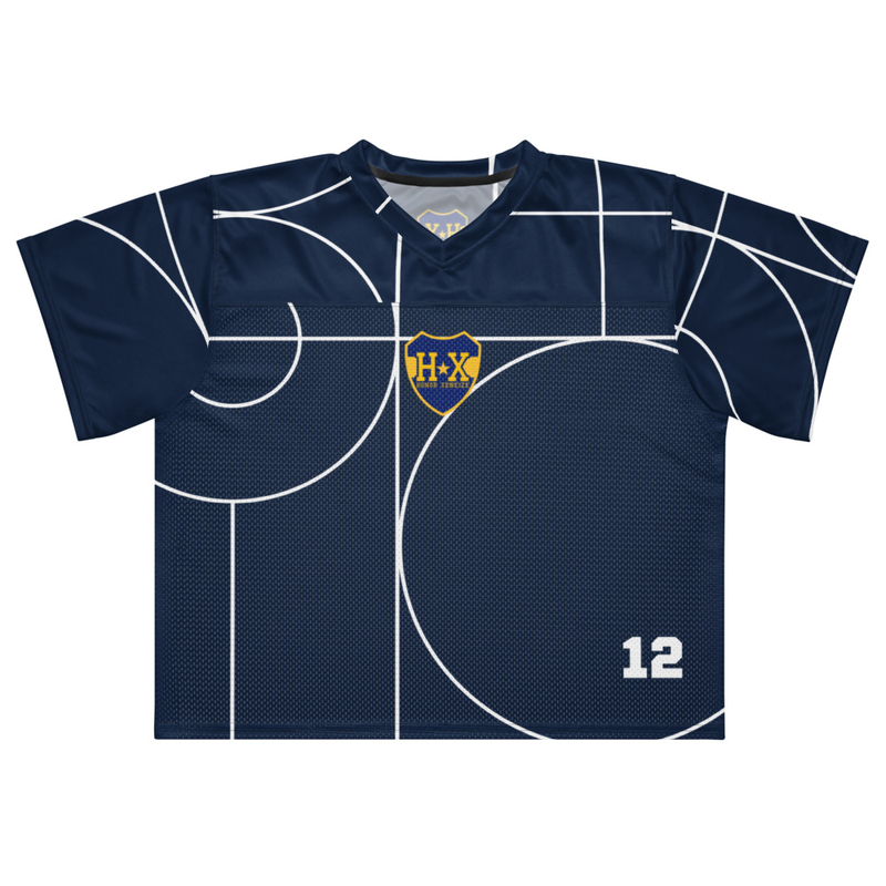 Boxy football jersey 12 HX Blue 03