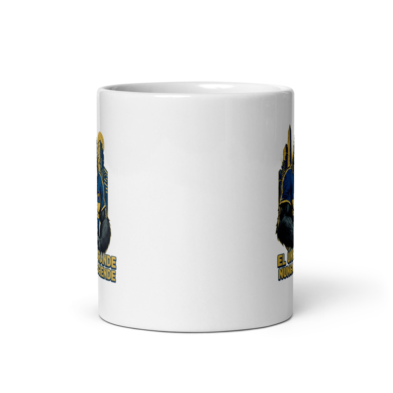 White glossy mug King
