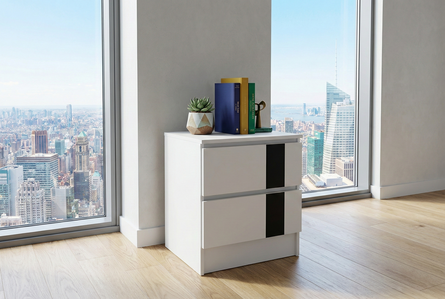 Metro Modern White Bedroom Set