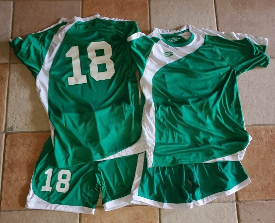 Serious Brand Green Soccer Uniform Set