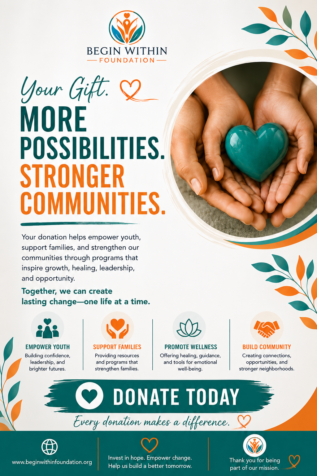 Begin Within Foundation Donation