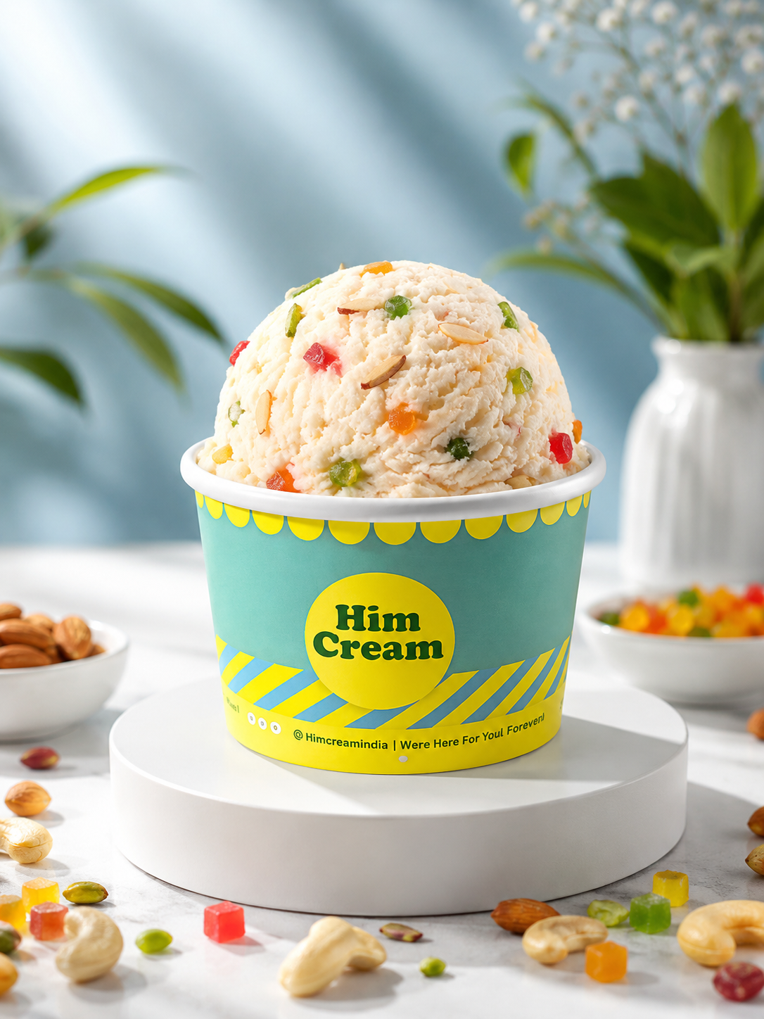 Fruit & Nut Surprise Ice Cream