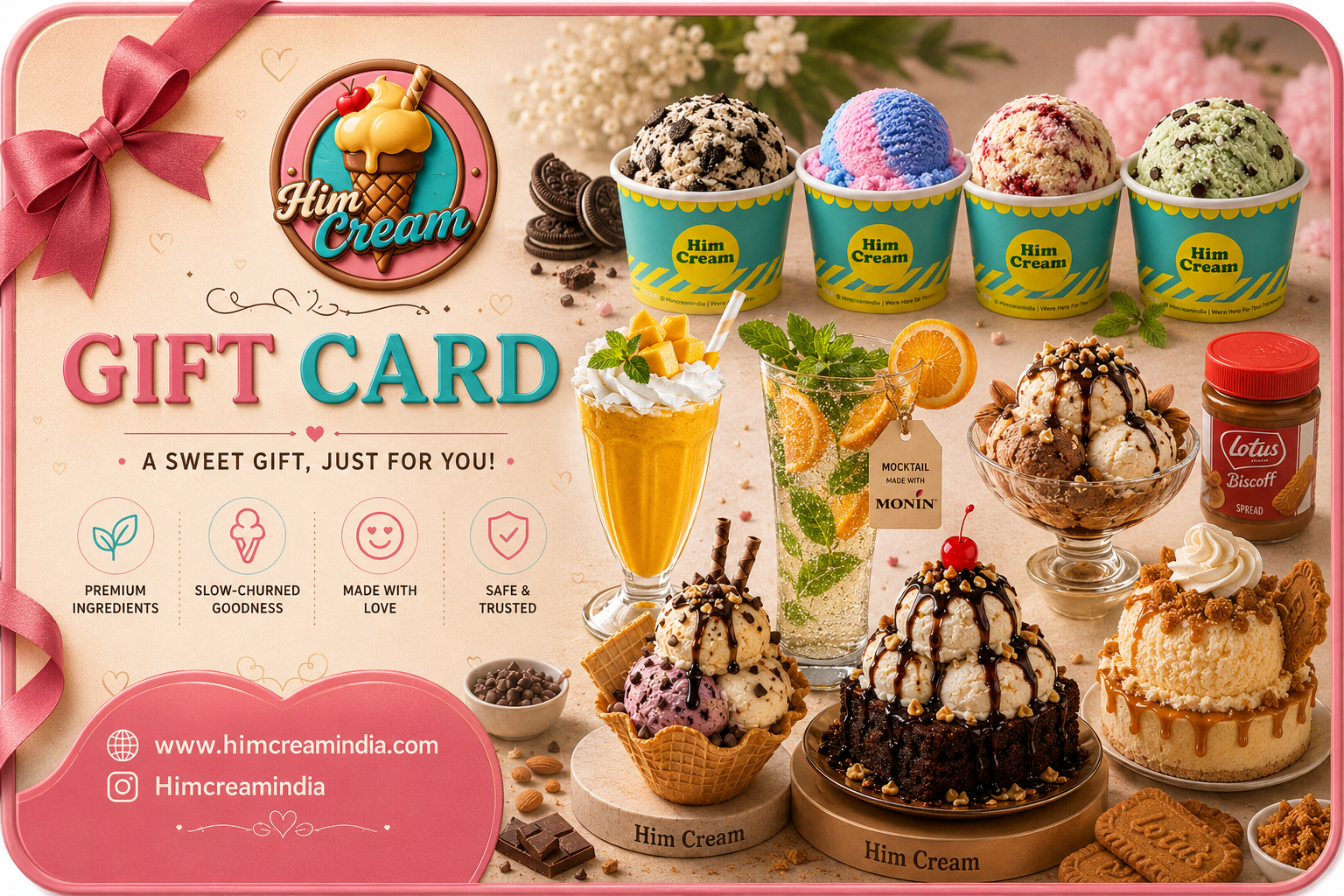 Him Cream Gift Card