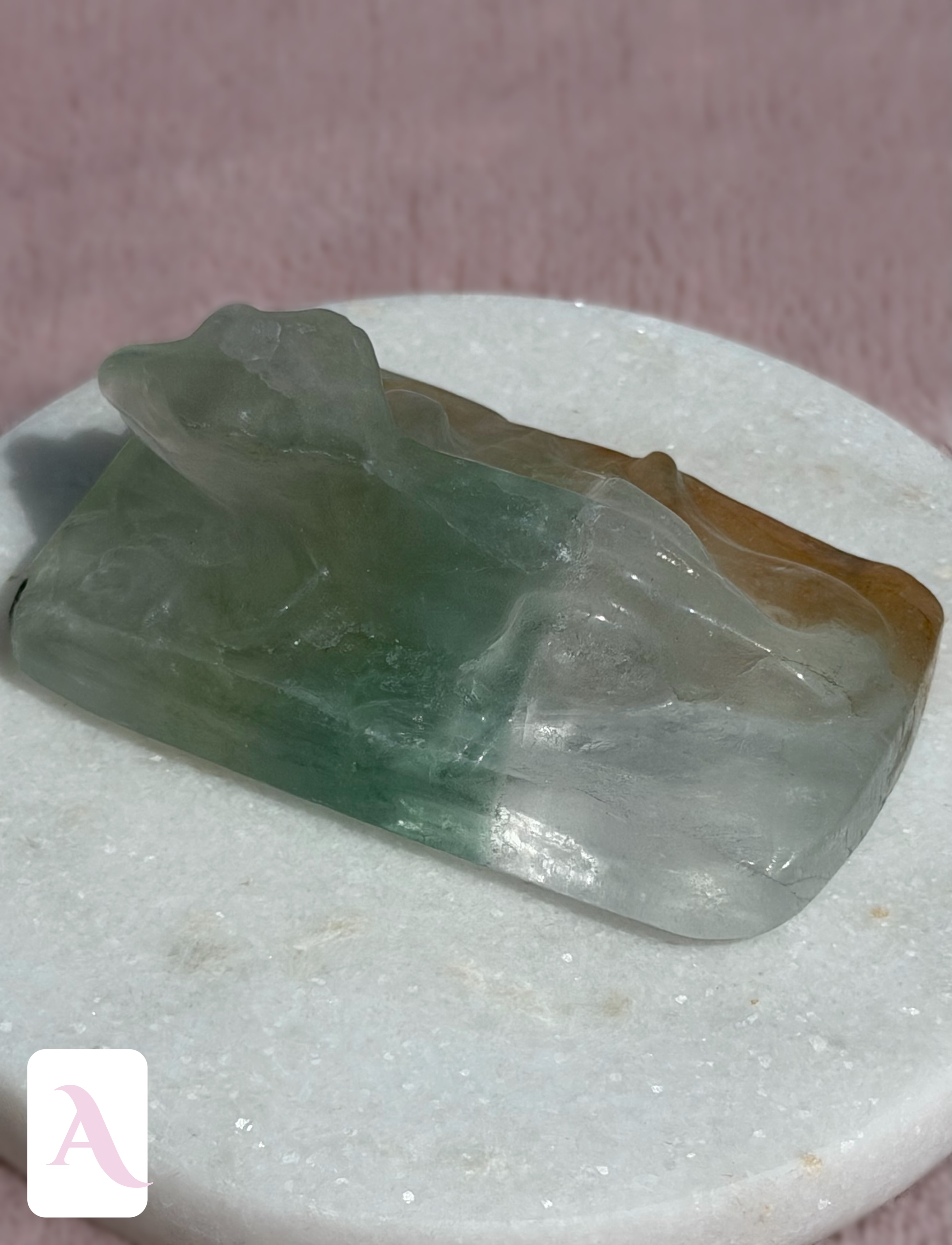 Fluorite Crestie Crystal Carvings