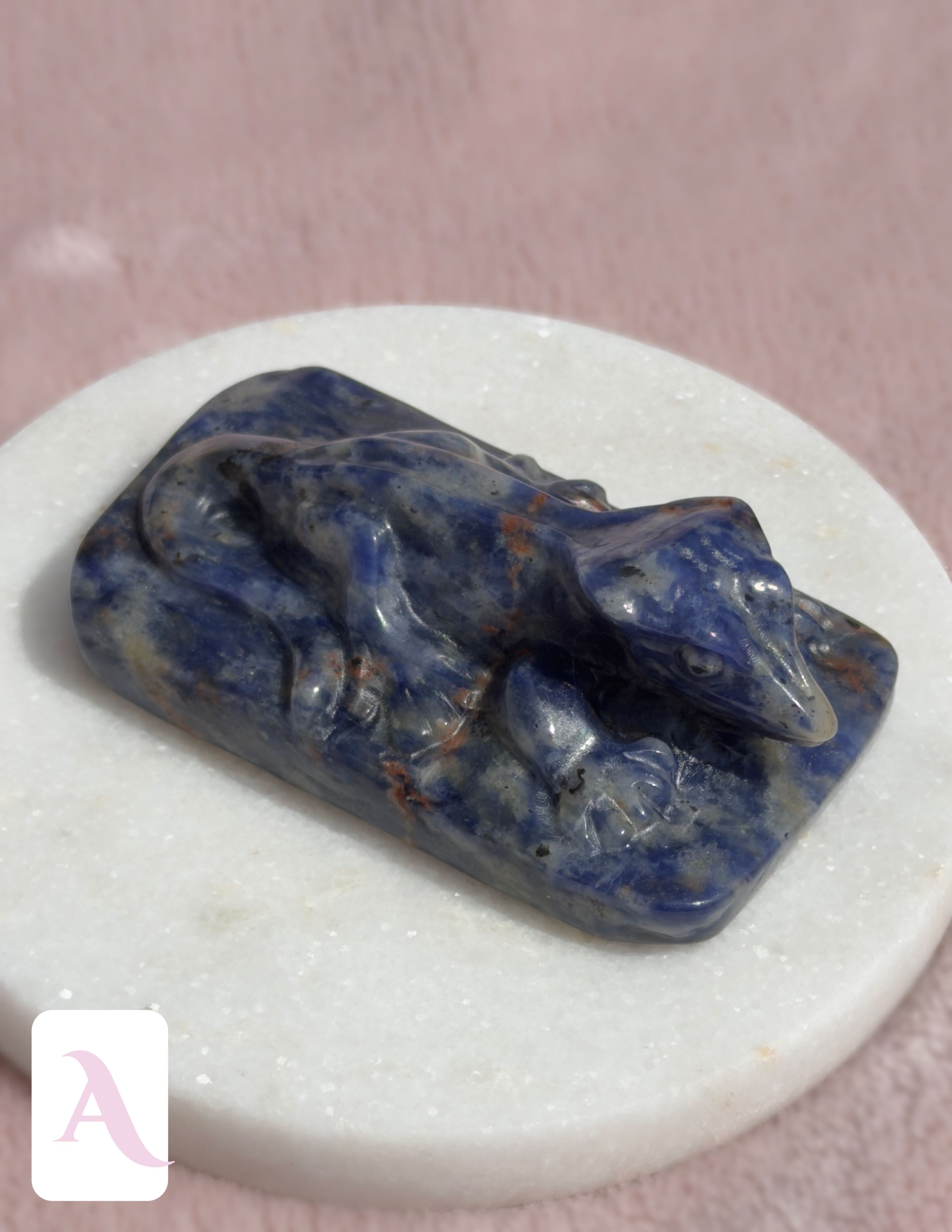 Sodalite Crestie Crystal Carvings