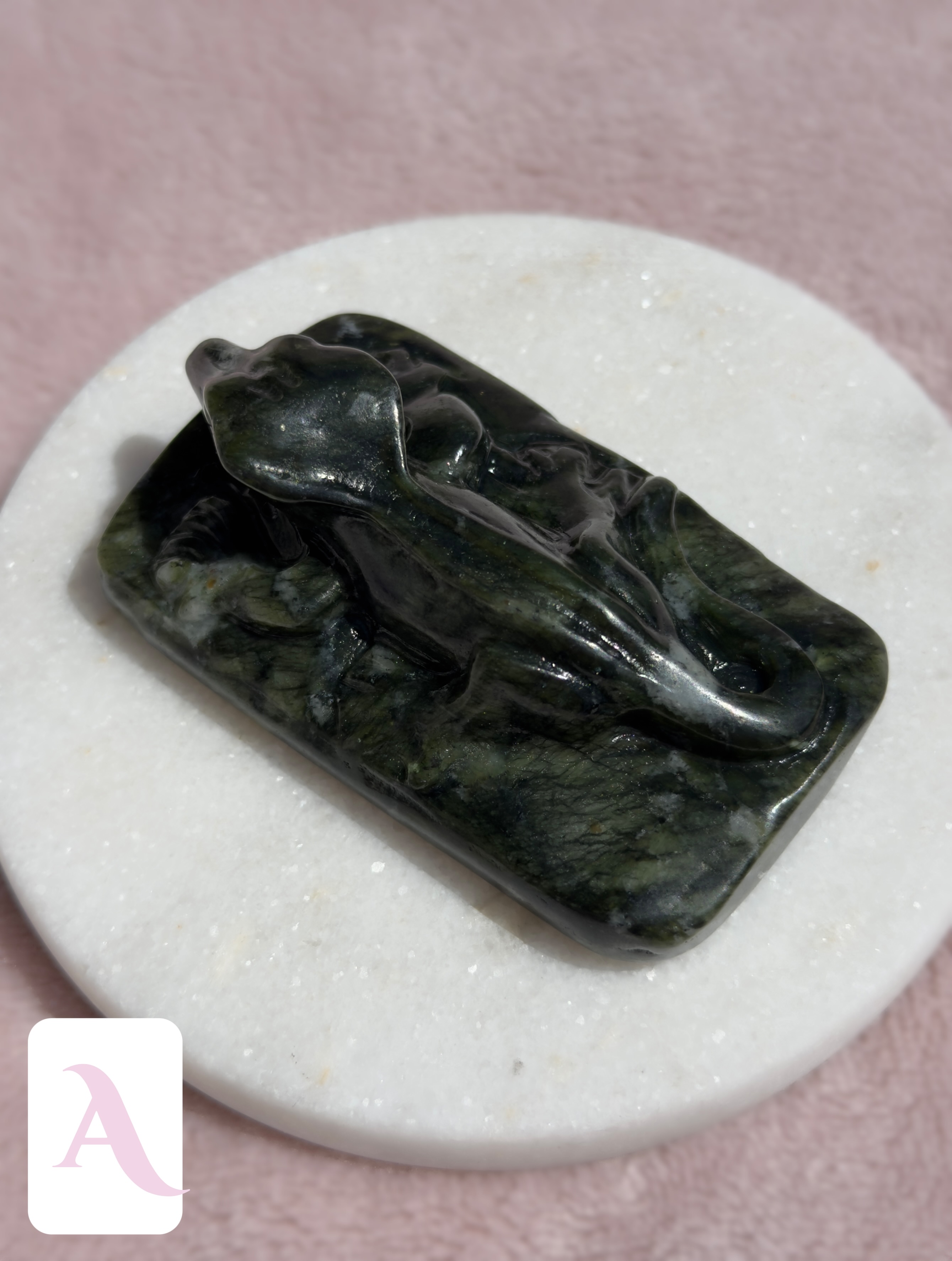 Jade Crestie Crystal Carving