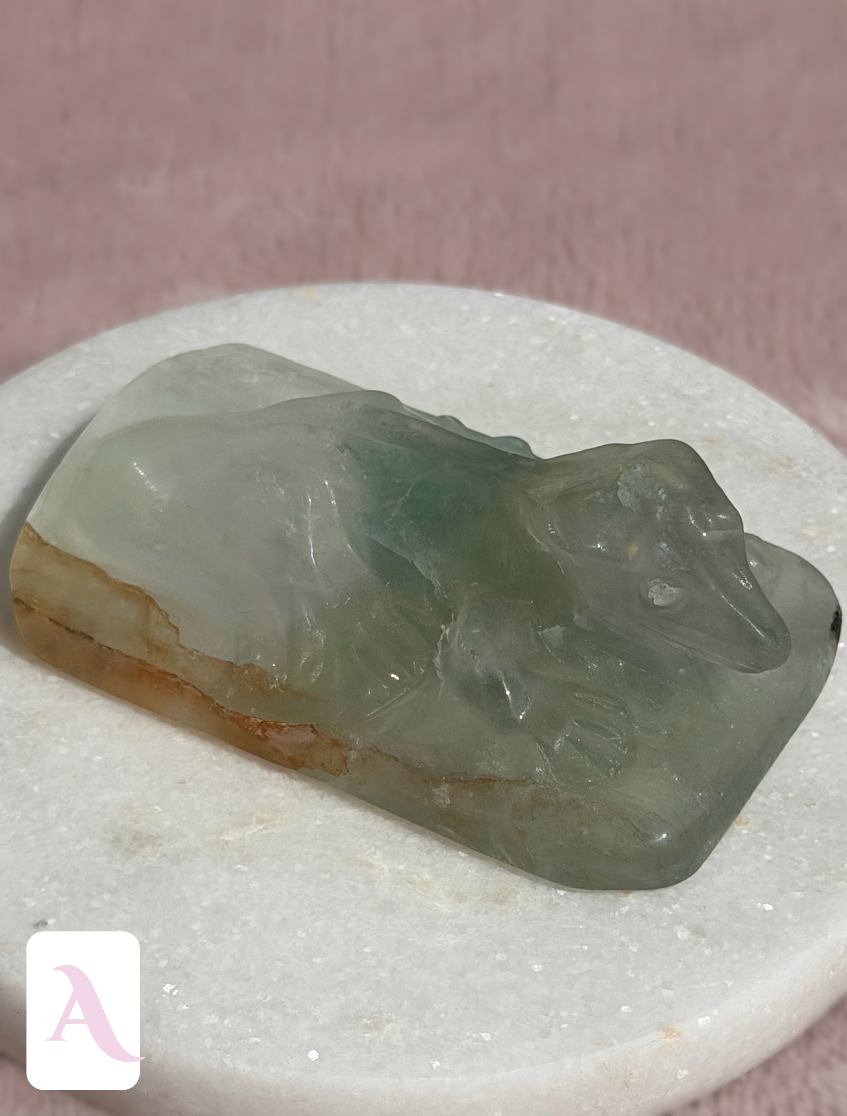 Fluorite Crestie Crystal Carvings