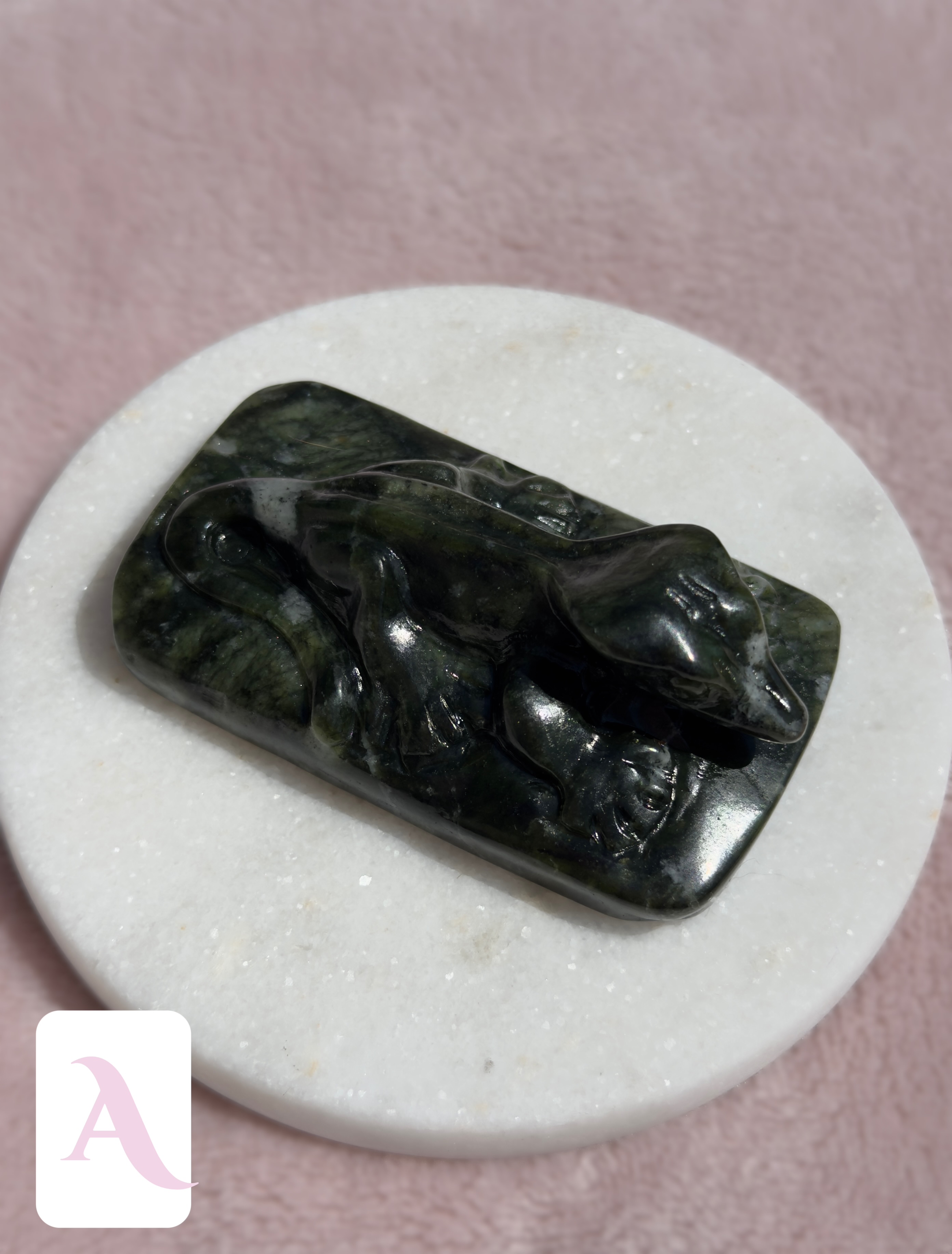 Jade Crestie Crystal Carving