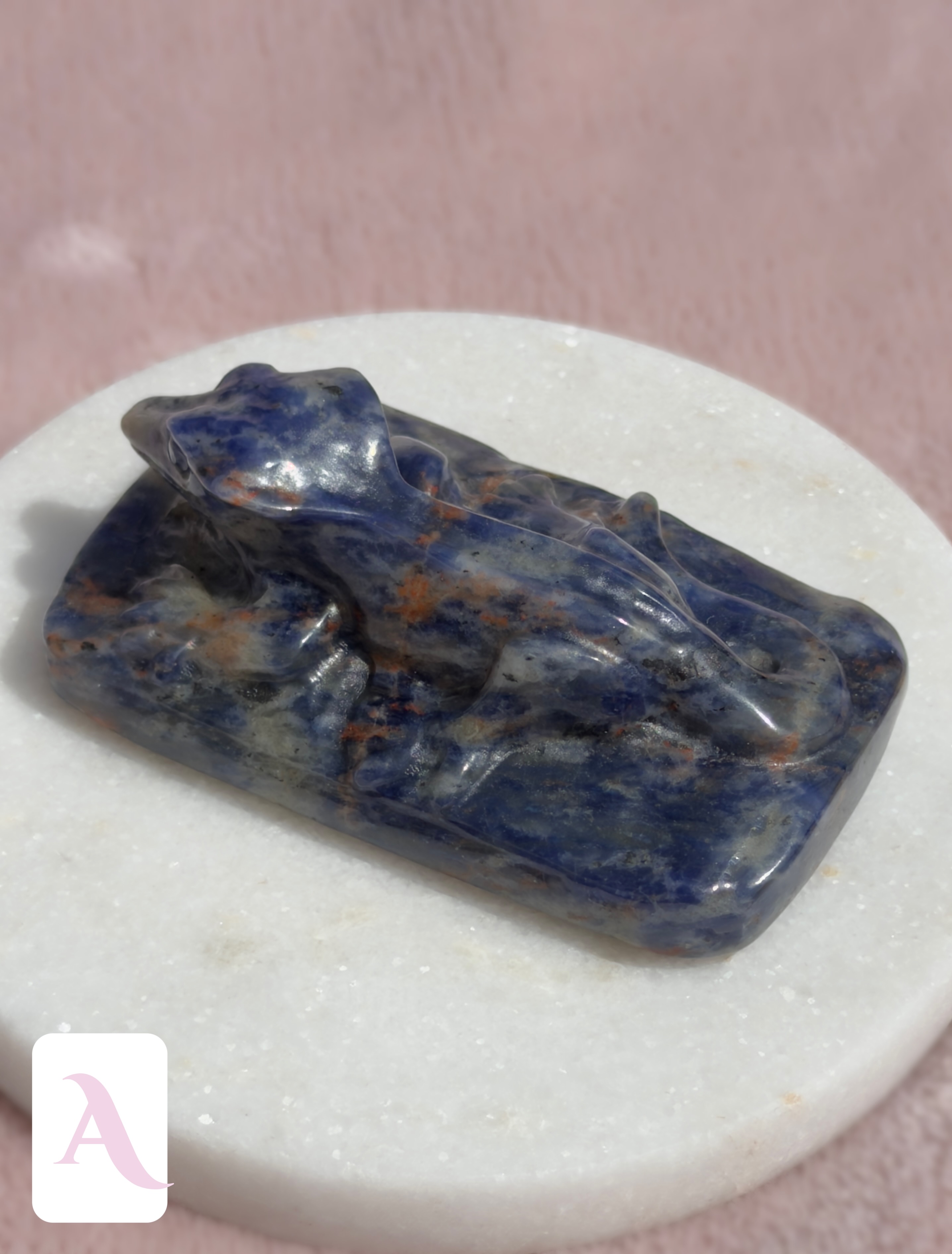 Sodalite Crestie Crystal Carvings