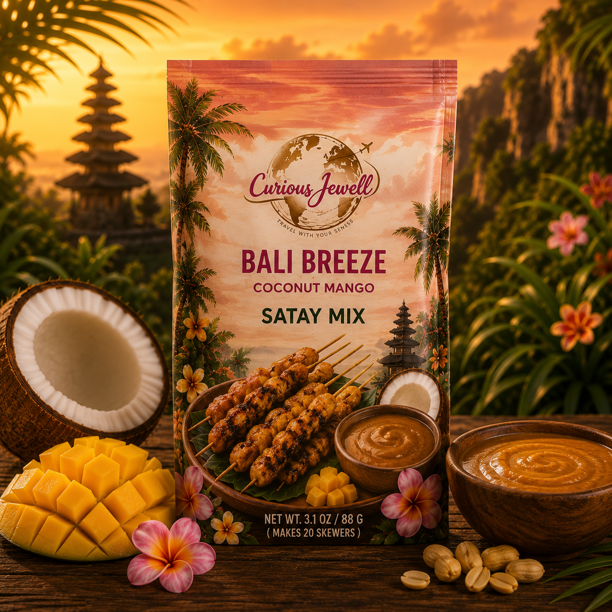 Bali Breeze Coconut Mango Satay Mix