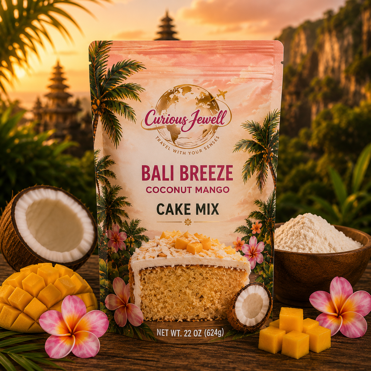 Coconut Mango Cake Mix