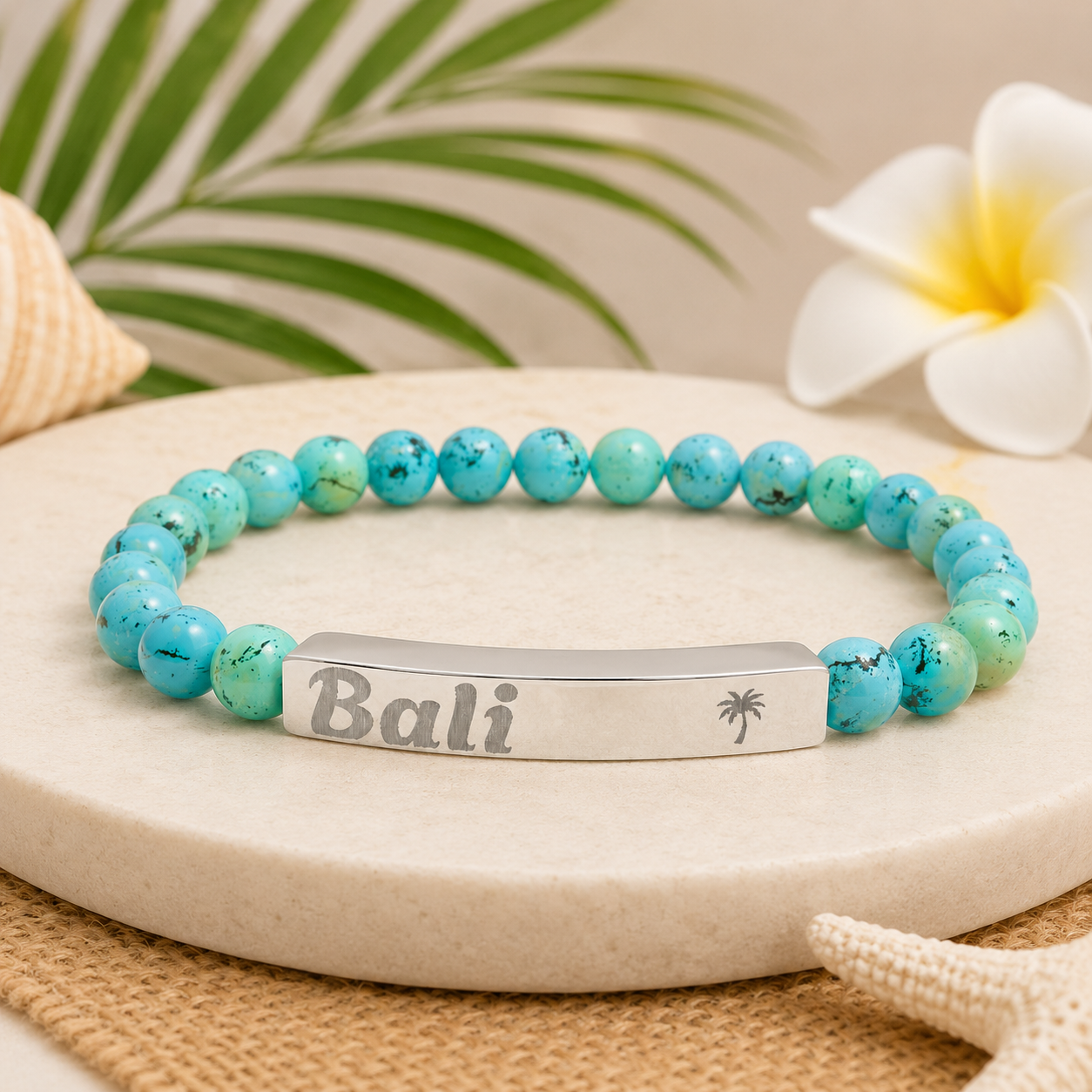 Bali Turquoise Beaded Bracelet