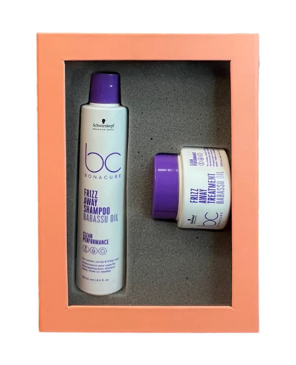 Duo - Eliminación del Frizz y disciplina (Frizz Away shampoo + Frizz Away Tratamiento (Mascarilla) 200 ml )