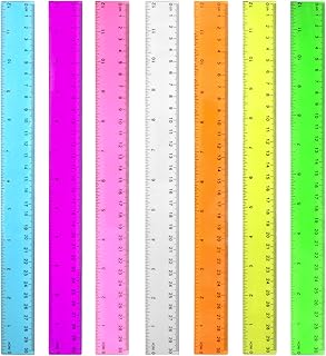Colorful Plastic Ruler Set