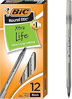 BIC Round Stic Xtra Life Ball Pens