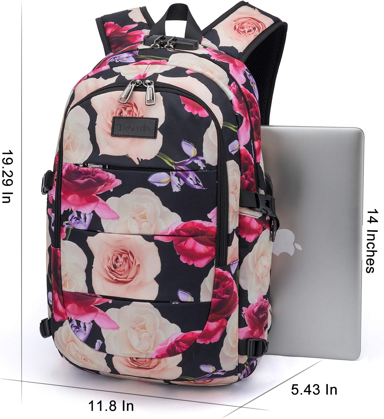 Floral Laptop Backpack