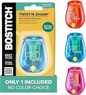 Bostitch Twist-N-Sharp Manual Pencil Sharpener