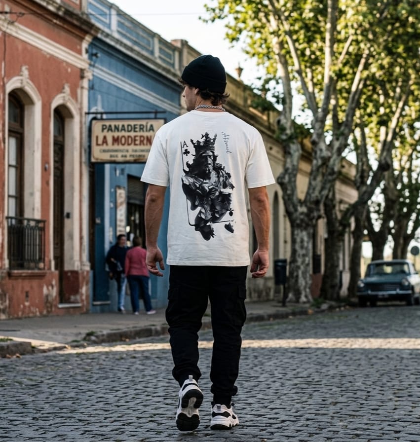 Remera 'Antisocial' Blanca