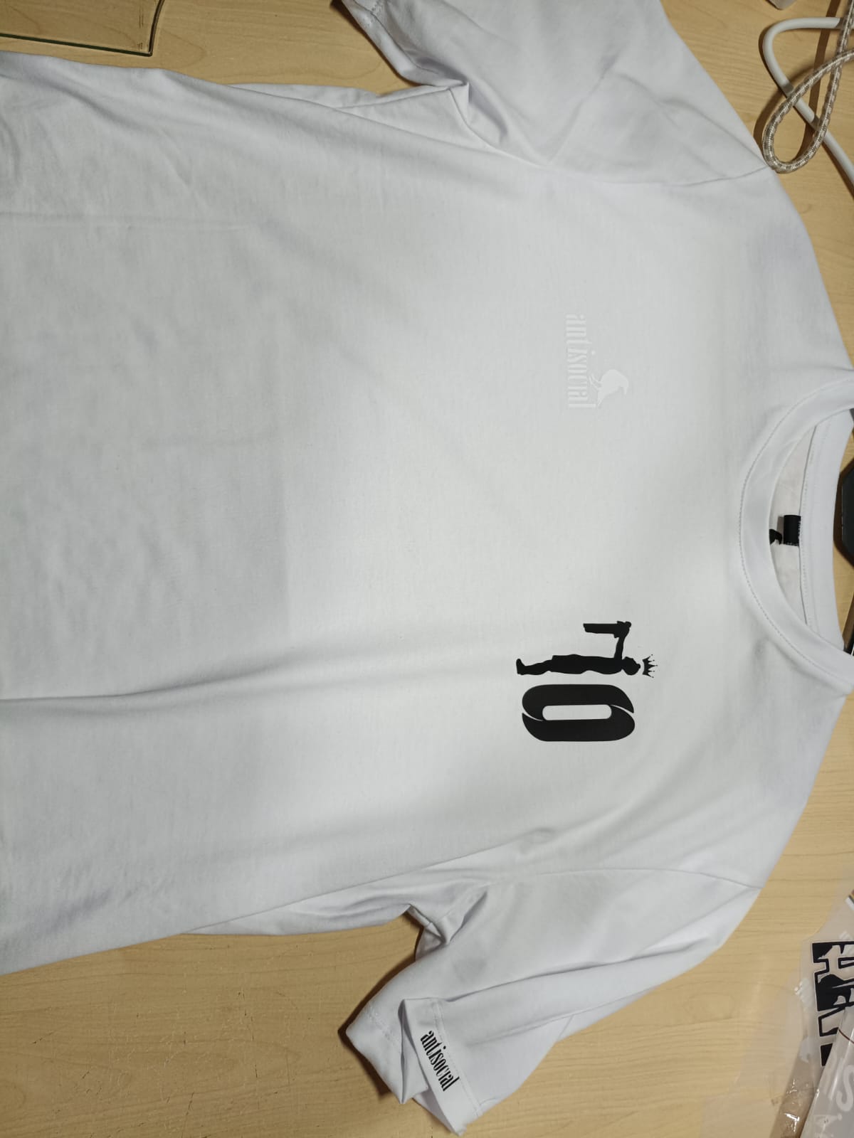 Remera Blanca leo 10